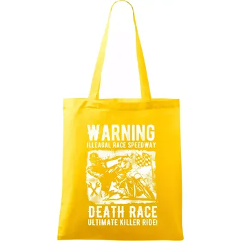 Illegal Race Speedway - Taška bavlněná - 42 x 38 cm ( Žlutá )
