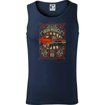 Iron Muscle - Tílko pánské Core - M ( Námořní modrá (velmi tmavá - téměř černá) )