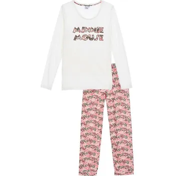 Dámské pyžamo SUN CITY Pyžamo MINNIE dámské bílorůžové, vel. M