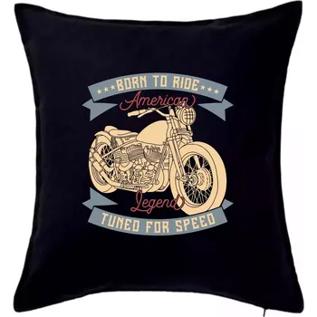 Polštář American Legend Speed - Polštář 50x50 - 50x50 - Pouze potah ( Černá )