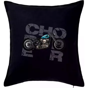 Polštář Chopper 001 - Polštář 50x50 - 50x50 - Pouze potah ( Černá )