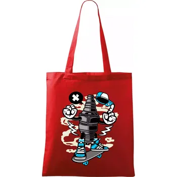 Nákupní taška Svíčkař - Taška bavlněná - 42 x 38 cm ( Červená )
