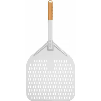 Příprava pizzy Lopatka na pizzu s perforací a krátkou rukojetí, čtvercová, HENDI, 350x710mm