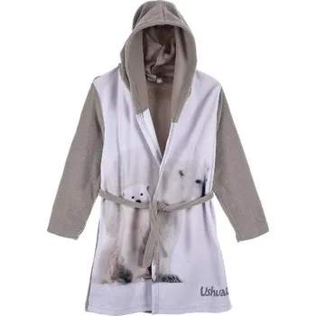 Chlapecký župan ŽUPAN USHUAIA, 4SUN CITY Župan USHUAIA Lední medvěd šedá, vel. 104