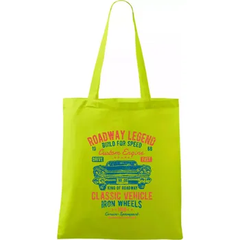 Roadway Legend 2 - Taška bavlněná - 42 x 38 cm ( Limetková )