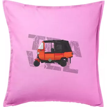 Polštář Tuk Tuk - Polštář 50x50 - 50x50 - Pouze potah ( Růžová )