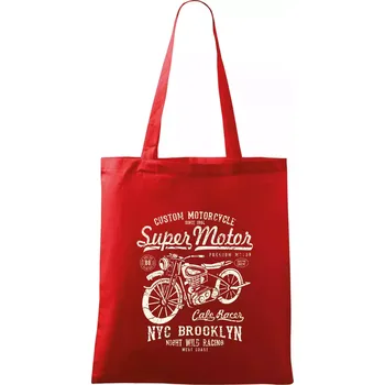 Super Motor - Taška bavlněná - 42 x 38 cm ( Červená )