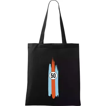 Vintage Race 50 - Taška bavlněná - 42 x 38 cm ( Černá )