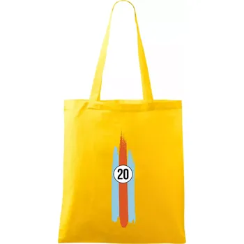 Vintage Race 20 - Taška bavlněná - 42 x 38 cm ( Žlutá )