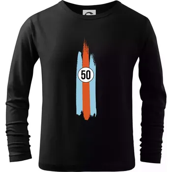 Chlapecké tričko Vintage Race 50 - Triko dětské Long Sleeve - 122 cm/6 let ( Černá )