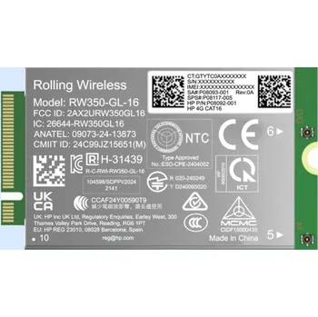 HP 4G LTE-Advanced Pro (Cat 16) WWAN (EB 6 G1i/G1a, PB 4 G1i/G1a)