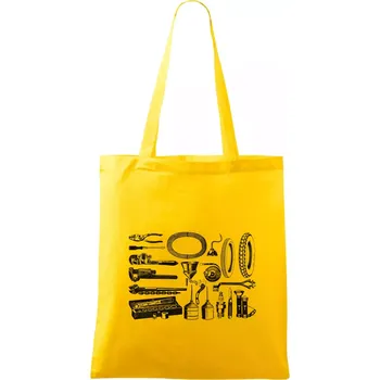 Oprava motorky - Taška bavlněná - 42 x 38 cm ( Žlutá )