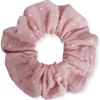 ESITO | Scrunchies mušelínová Cameo Pink DOT - růžová / UNI