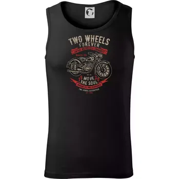 Two Wheels Forever 2 - Tílko pánské Core - S ( Černá )