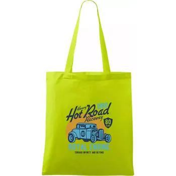 Heavy Hot Road - Taška bavlněná - 42 x 38 cm ( Limetková )