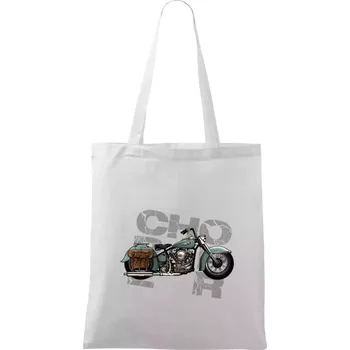 Nákupní taška Chopper 003 - Taška bavlněná - 42 x 38 cm ( Bílá )