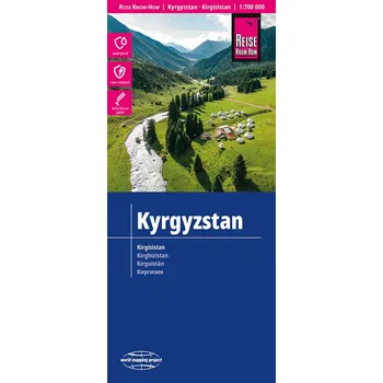 Reise Know-How Verlag mapa Kyrgyzstan 1:700 t. voděodolná