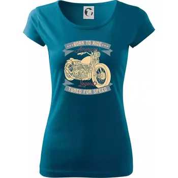 Dámské oblečení American Legend Speed - Dámské triko Pure - L ( Petrolejová )