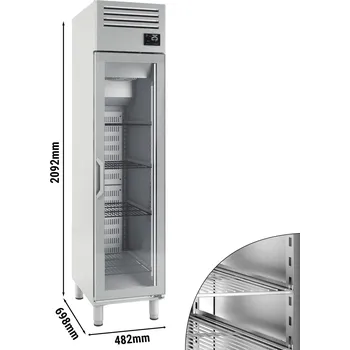 Lednice G.Gastro Lednice (GN 1/1) - s 1 skleněnými dveřmi