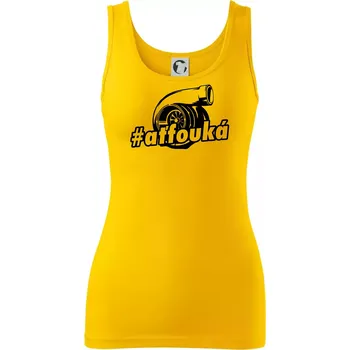 Dámské tričko Ať fouká - Dámské tílko - L ( Žlutá )