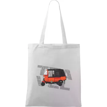 Nákupní taška Tuk Tuk - Taška bavlněná - 42 x 38 cm ( Bílá )