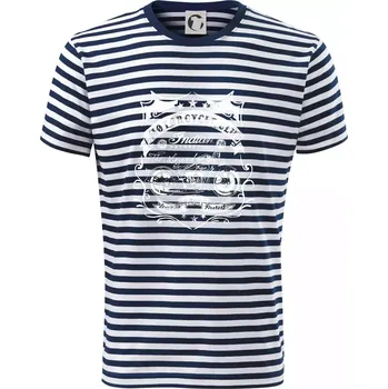 Pánské oblečení Indian Motorycle Club - Triko na vodu - 2XL ( Prouhovaná )