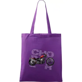 Nákupní taška Chopper 004 - Taška bavlněná - 42 x 38 cm ( Fialová )
