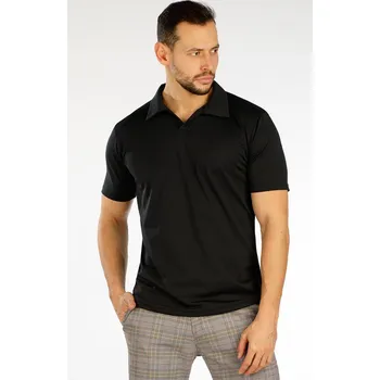 Pánské tričko Pánské triko LITEX s krátkým rukávem černé Barva: černá, Velikost: L