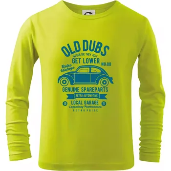 Dětská móda Old Dubs - Triko dětské Long Sleeve - 134 cm/8 let ( Limetková )