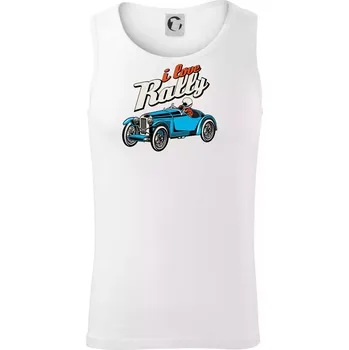 I Love Rally - Tílko pánské Core - 2XL ( Bílá )