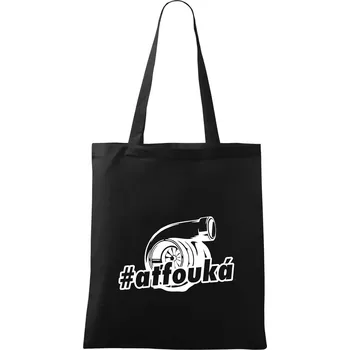 Ať fouká - Taška bavlněná - 42 x 38 cm ( Černá )