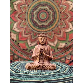 Buddha 11 - dřevěná socha