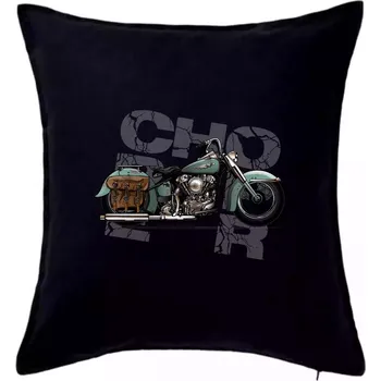 Polštář Chopper 003 - Polštář 50x50 - 50x50 - Pouze potah ( Černá )