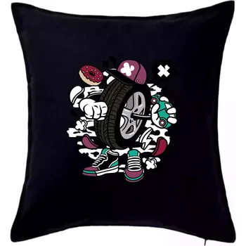 Polštář Gumák - Polštář 50x50 - 50x50 - Pouze potah ( Černá )