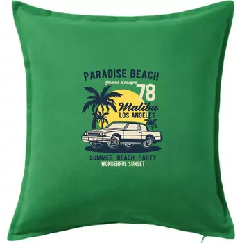Polštář Paradise Beach - Polštář 50x50 - 50x50 - Pouze potah ( Středně zelená )