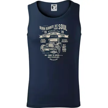 Burn Rubber - Tílko pánské Core - S ( Námořní modrá (velmi tmavá - téměř černá) )