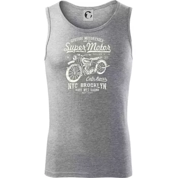 Super Motor - Tílko pánské Core - XL ( Tmavě šedý melír )