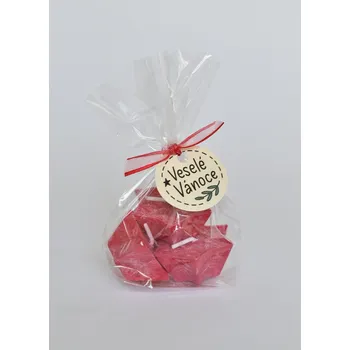 Svíčka Supeko plovoucí svíčky HVĚZDA 3ks Vánoce dárkové balení