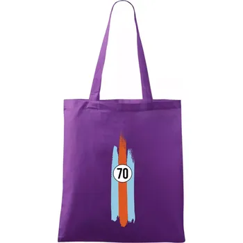 Vintage Race 70 - Taška bavlněná - 42 x 38 cm ( Fialová )