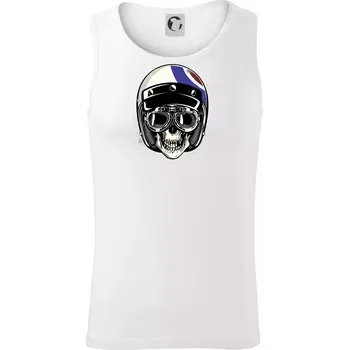 Moto helma letec - Tílko pánské Core - L ( Bílá )