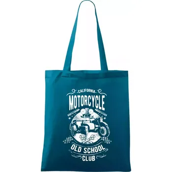 California Old School Club - Taška bavlněná - 42 x 38 cm ( Petrolejová )