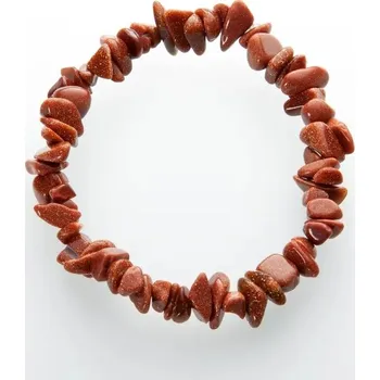 Náramek Náramek - Avanturín zlatý synt. sekaný