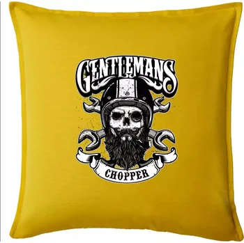 Polštář Gentlemans Chopper - Polštář 50x50 - 50x50 - Pouze potah ( Žlutá )