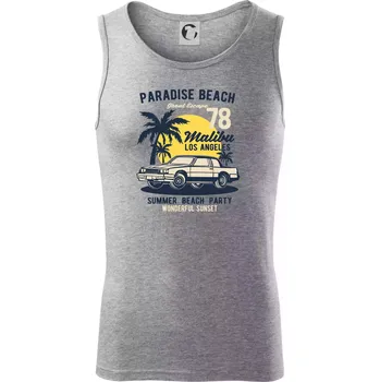 Paradise Beach - Tílko pánské Core - L ( Tmavě šedý melír )