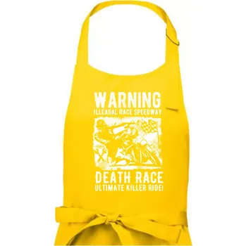 Kuchyňská zástěra Illegal Race Speedway - Pánská zástěra na vaření - Univerzální velikost ( Žlutá )