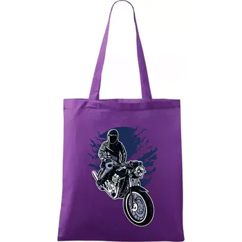 Night Rider - Taška bavlněná - 42 x 38 cm ( Fialová )