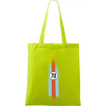 Vintage Race 70 - Taška bavlněná - 42 x 38 cm ( Limetková )