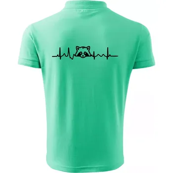 Pánská košile Mýval EKG - Polokošile pánská Pique Polo 203 - 4XL ( Mátová )