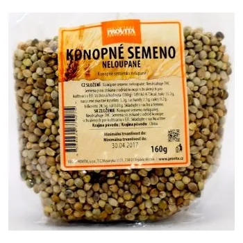 Semeno Semena konopná neloupaná 160g PROVITA