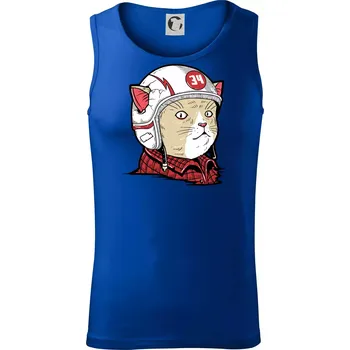 Moto kocour - Tílko pánské Core - L ( Královská modrá )